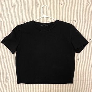 Zara Boxy Cropped T-shirt